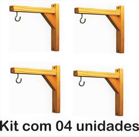 Kit Suporte Para Pendurar Vaso De Planta Na Parede Gancho