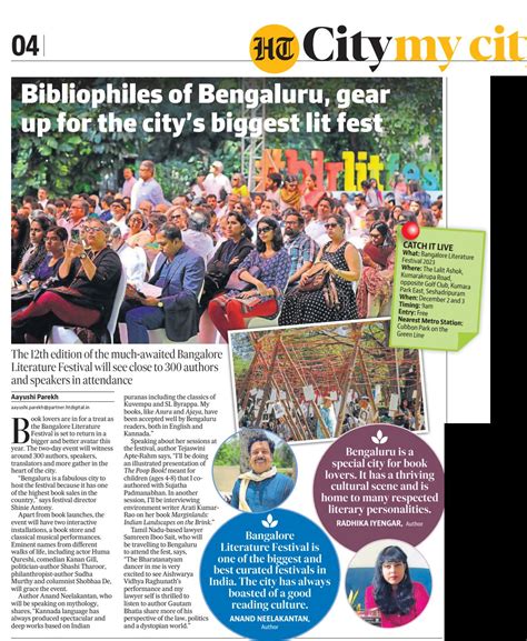 Bibliophiles Of Bengaluru Gear Up For The Citys Biggest Lit Fest