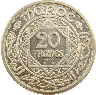 Francs Mohammed V Essai With Essai Marruecos Numista