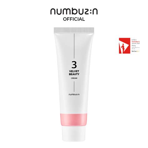 Numbuzin No3 Velvet Beauty Cream 50ml Lazada