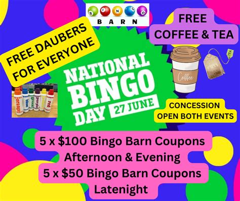 NATIONAL BINGO DAY – Bingo Barn