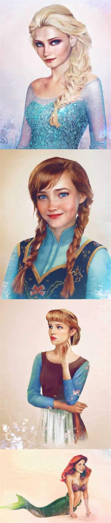 Realistic Disney Princesses