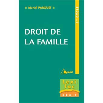 Droit De La Famille Broch Muriel Parquet Achat Livre Fnac