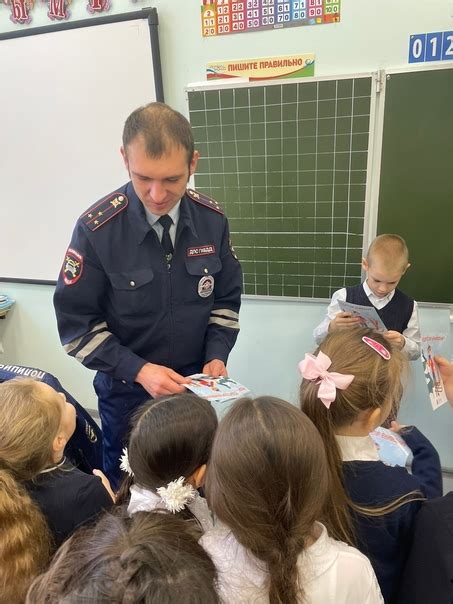 ‍♂ Zaraisk Car Inspectors Reminded Schoolchildren About Road Safety