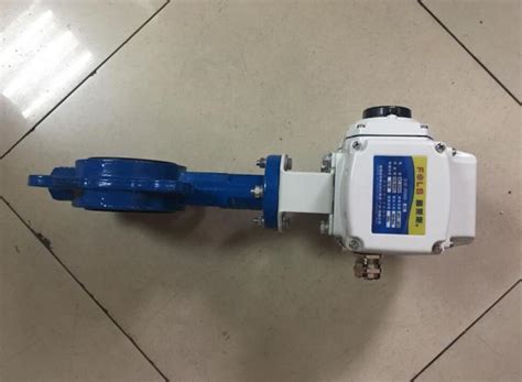 Qt450 Pn16 Dn150 แอคชูเอเตอร์ไฟฟ้า Wafer Butterfly Valve