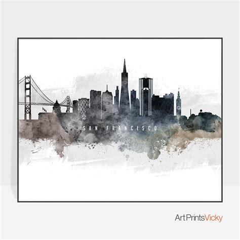 San Francisco Skyline Drawing at PaintingValley.com | Explore ...