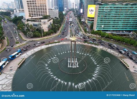 Hotel Indonesia Roundabout Editorial Image | CartoonDealer.com #148097314