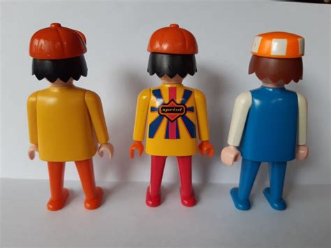 3x Playmobil Figuren 1974 Speelgoed Playmobil