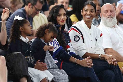 Vanessa Bryant and Daughters Cheer on U.S. Basketball as They Crush Australia to Reach Olympic ...