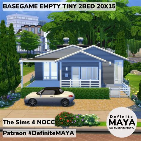 Basegame Empty Tiny Bed X Definitemaya In Sims House