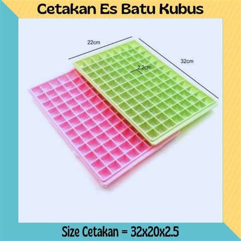 Jual Cetakan Es Batu Kubus Kotak Diamond Jelly Agar Cube Tray Shopee