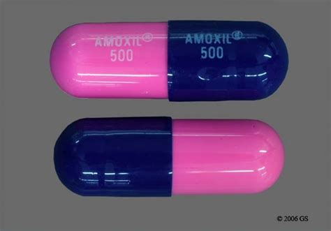 Amoxil Oral Capsule 500Mg Drug Medication Dosage Information