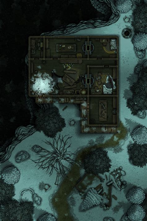 Black Cabin From Icewind Dale Rime Of The Frostmaiden 20 30