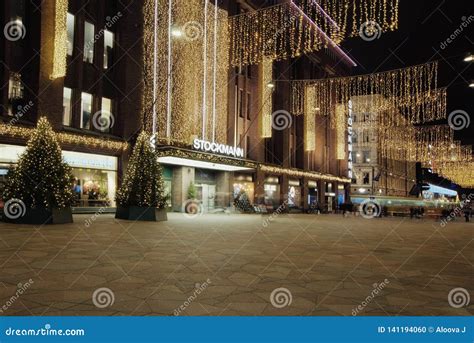 Helsinki, Finland, January 26, 2018: Stockmann Department Store ...