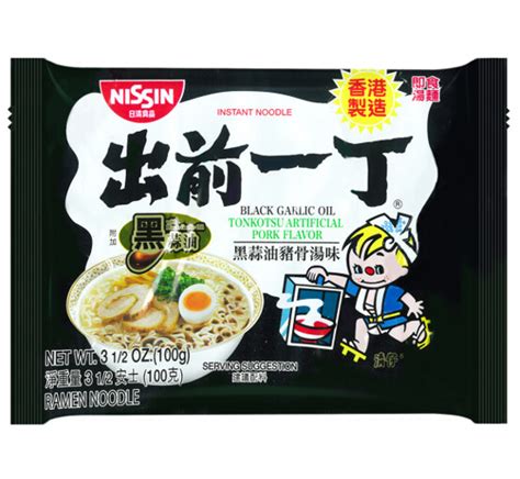 Nissin Demae Ramen Black Garlic Oil Tonkotsu G