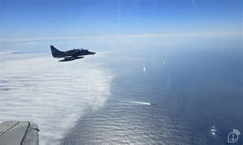 Jatos Af Skyhawk Da Marinha Do Brasil Operaram O Porta Avi Es Uss