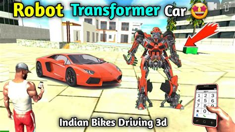 Finally आ गय Robot Transformer car Indian Bikes driving 3d New