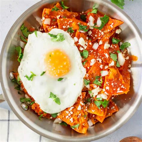 Chilaquiles Rojos- Guadalajara Style | Thai Caliente