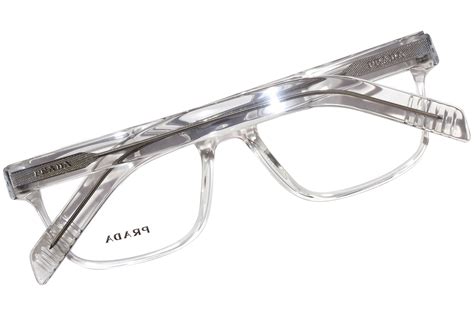 Prada PR-15WV Eyeglasses Men's Full Rim Rectangle Shape | JoyLot.com