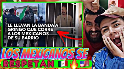 reacción Gringo que habla mal de MEXICO lo sorprenden con toda la