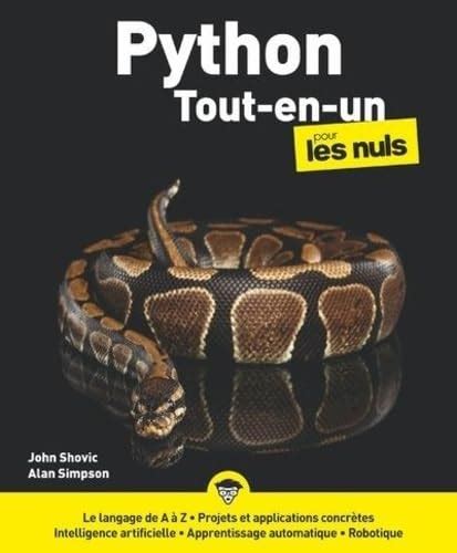 Apprendre Python Tout En Un Pour Les Nuls Tr S Facile