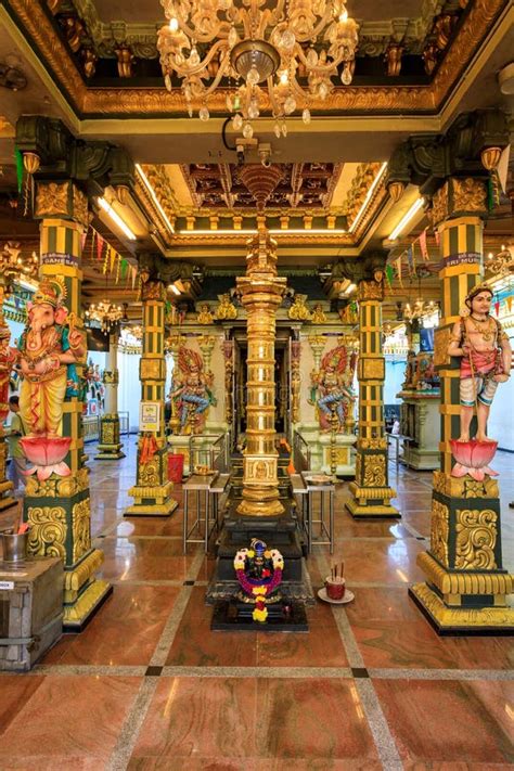 Sri Mahamariamman Temple Hindu Georgetown Penang Malaysia Stock Image