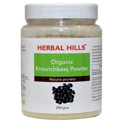 Buy Herbal Hills Organic Konch Beej Kaunch Beej Krounchbeej Powder