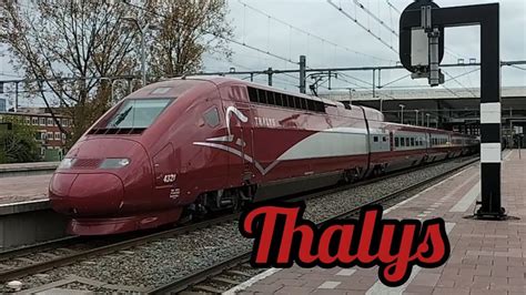 Thalys Pbka Ruby Thalys Vertrekt Met Toeter Uit Rotterdam Centraal