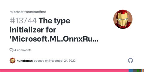 The Type Initializer For Microsoft ML OnnxRuntime NativeMethods Threw