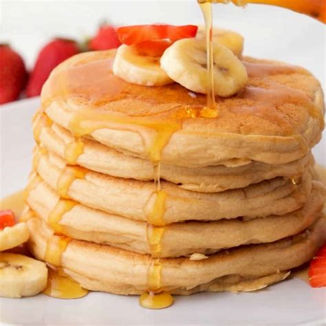 The Fluffiest Vegan Pancakes Ever And SO Easy This Healthy Kitchen