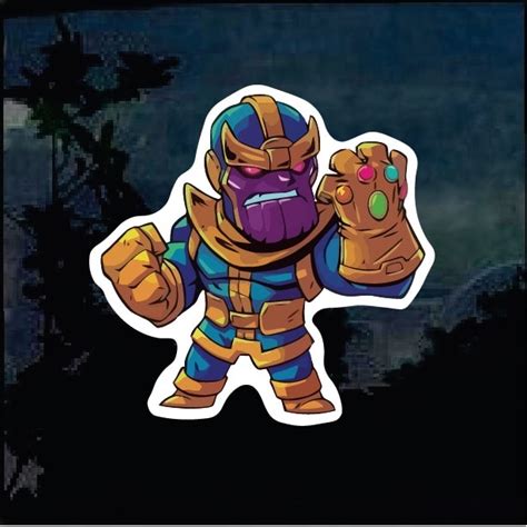 Cool Stickers – Thanos Marvel Avengers Decal | Custom Sticker Shop