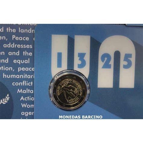 2022 ONU 2 EUROS MALTA COINCARD