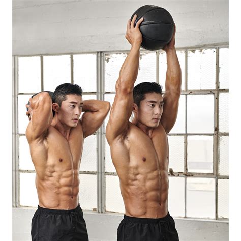 How to Do a Medicine Ball Overhead Triceps Extension | Muscle & Fitness