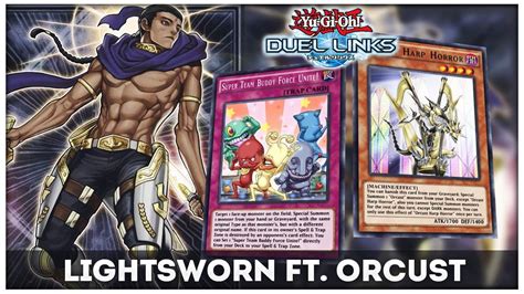 Lightsworn Orcust Harp Horror Yu Gi Oh Duel Links Youtube