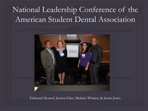 Ppt National Leadership Conference Of The American Student Dental