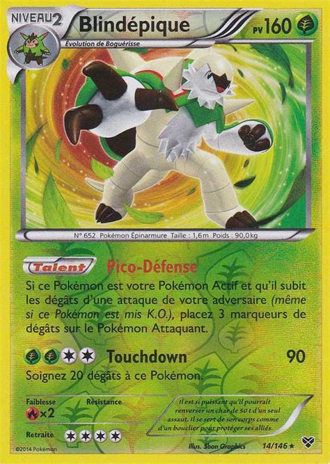 XY1 14 146 Blindépique PoKéMoN