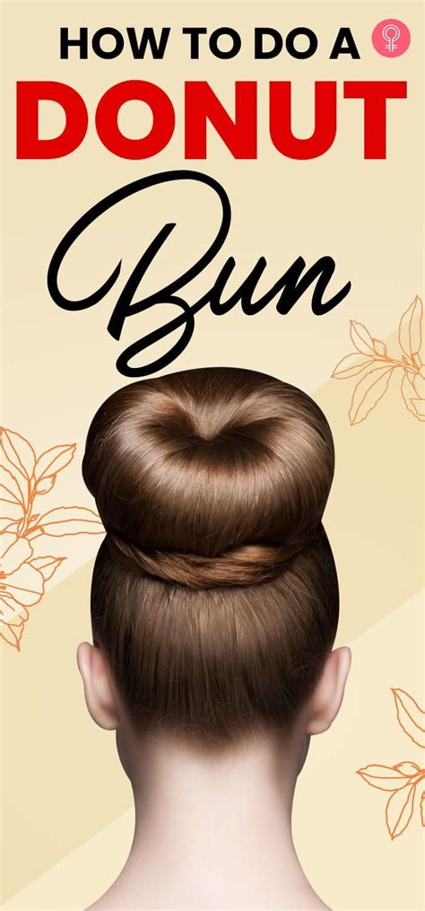 How To Do A Donut Bun Step By Step Procedure Donut Bun Donut Bun