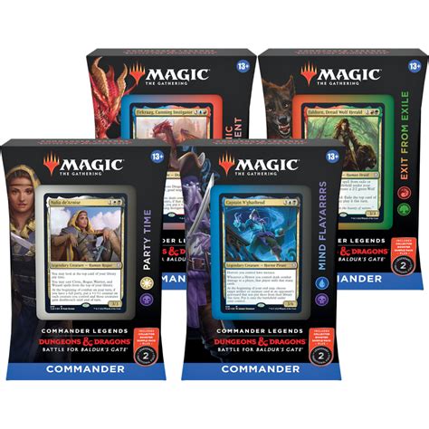 Commander Legends Battle For Baldurs Gate Commander Decks Set 4