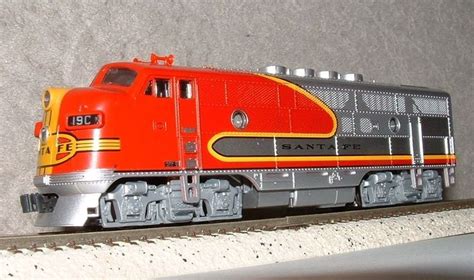 Kato 176 1110 N Gauge Santa Fe F3a Loco In Warbonnet Livery