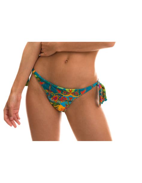 Bbs X Rio De Sol Colorful Printed Bikini Bottom Bottom Cocos Reto