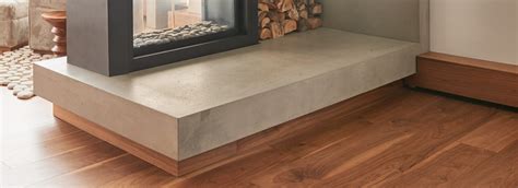 Concrete Fireplace Hearths | Anthony Concrete Design, Ontario