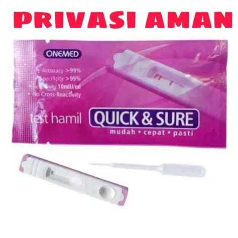 Jual Testpack Quick Sure Onemed Tes Hamil Quick Sure Onemed Tes