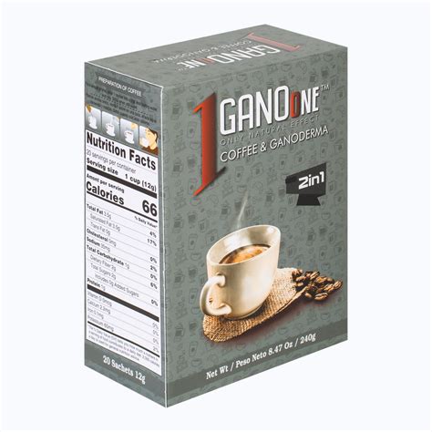 Boxes Ganoone In Reishi Mushroom Instant Coffee With Organic