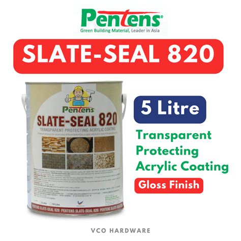 Litre Pentens Slate Seal Transparent Protective Acrylic