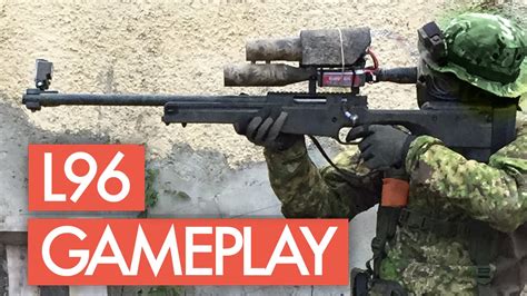 L96 Airsoft Sniper With Silenced Pistol Gameplay Footage YouTube