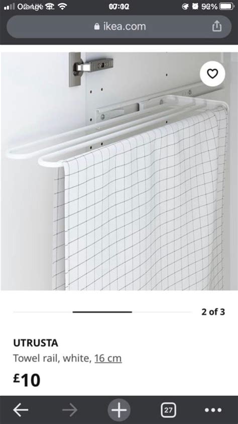 IKEA Utrusta pull out kitchen towel rail in SW16 London für 5 00 zum