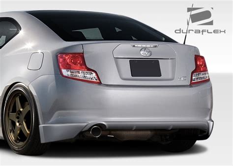 2012 Scion TC Fiberglass Rear Lip Add On Body Kit 2011 2013 Scion TC