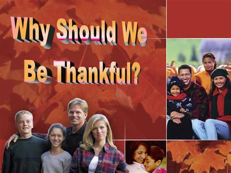 Why Should We Be Thankful? - Thanksgiving Sermon - Psalm 100 - free ...