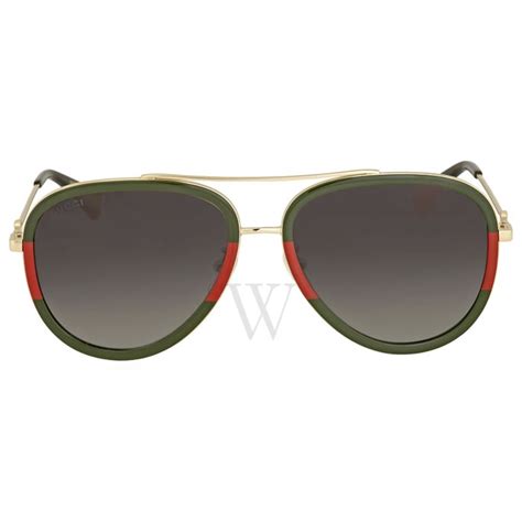 Gucci Gold And Green Sunglasses Atelier Yuwa Ciao Jp