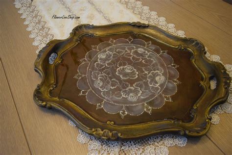 Antique Roses Tray Antique Roses Antique Style Tableware Collection